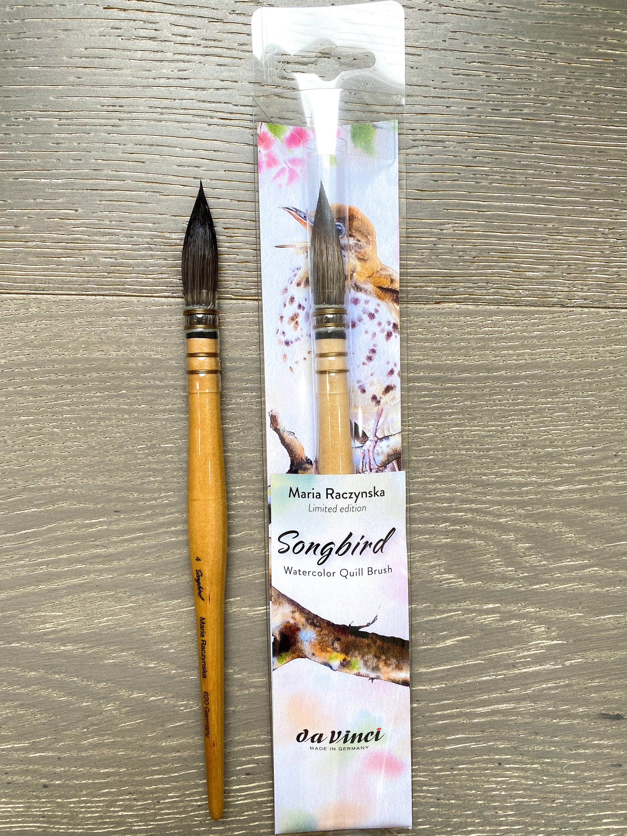 watercolor long quill brush